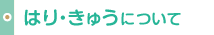 はりきゅうについて